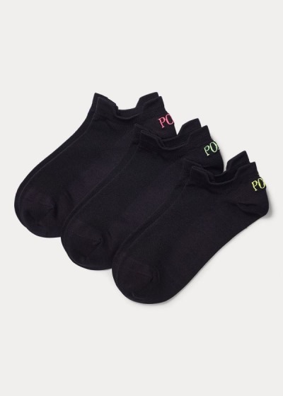 Women's Polo Ralph Lauren Microfiber Sport 3-Pack Socks | 368120DSK